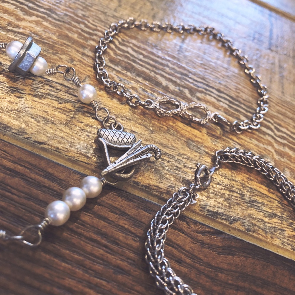 Vintage Silver Chain Bundle 2 - image 6